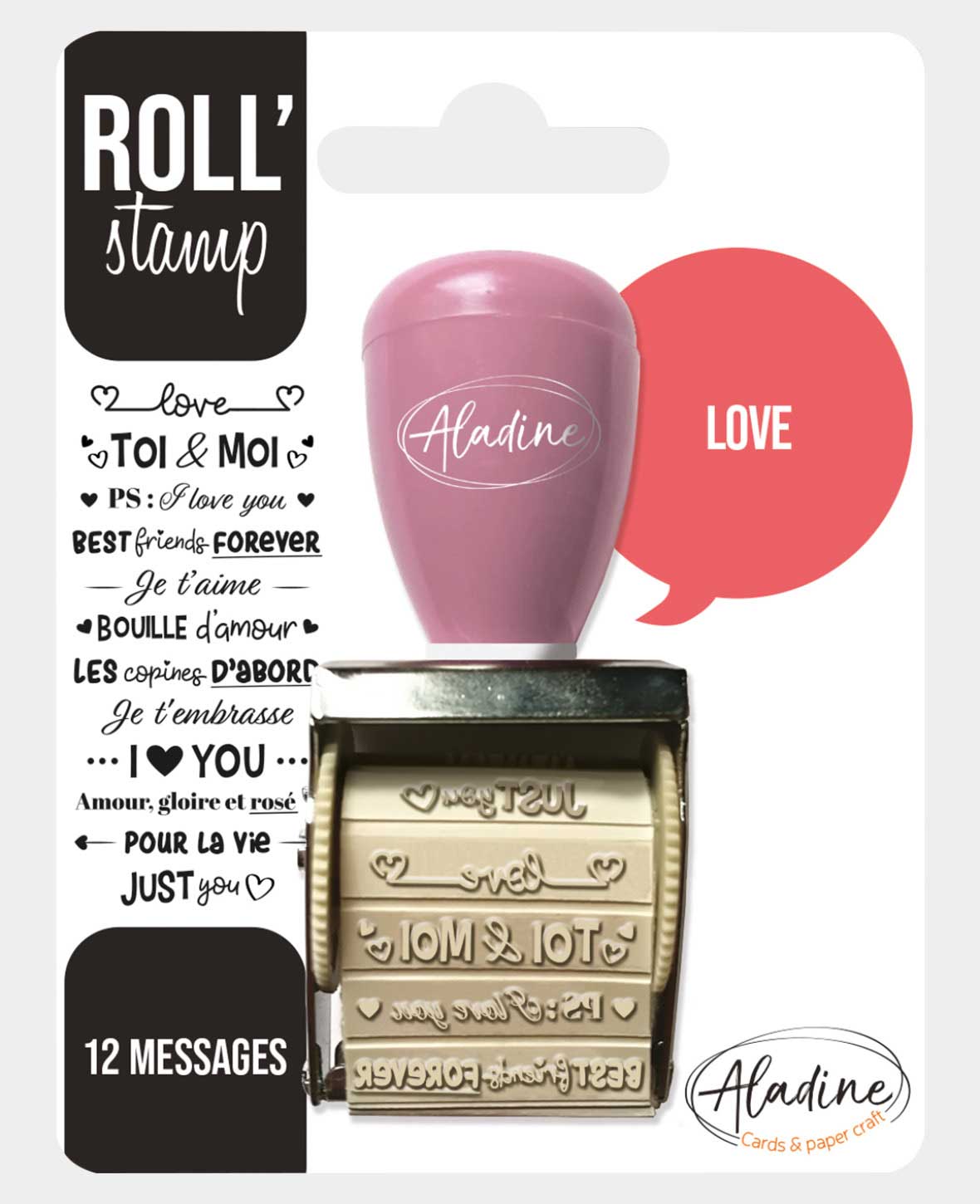 Roll' stamp Love