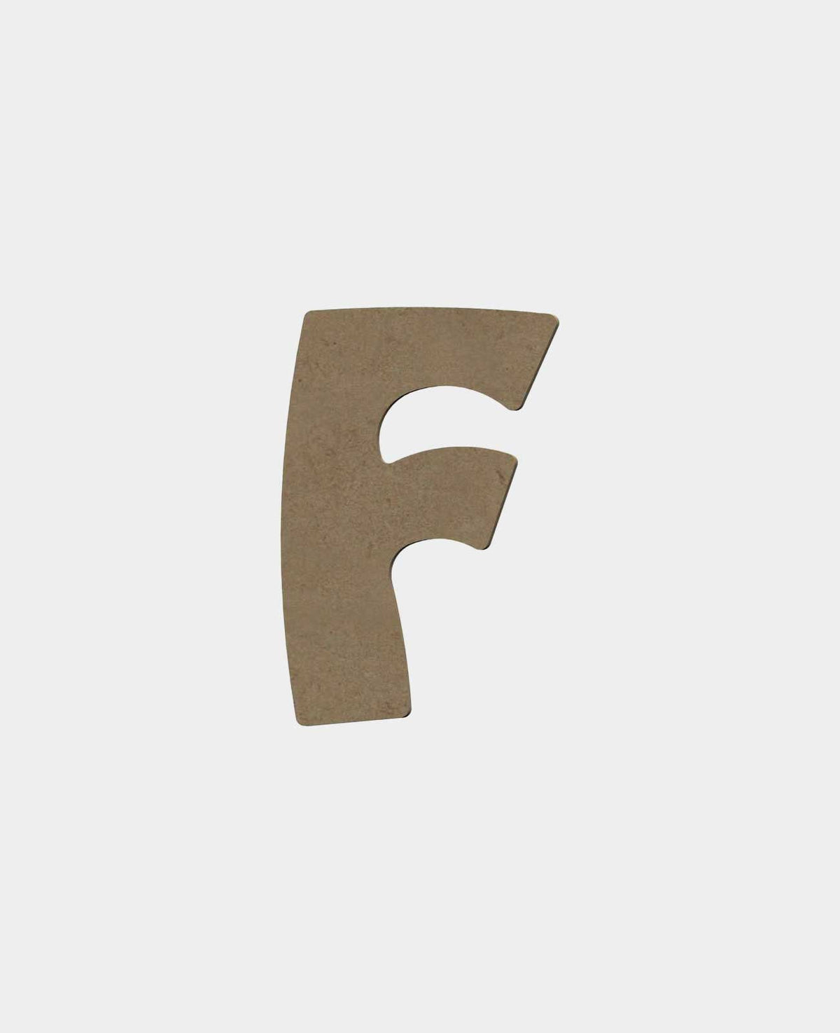 MDF natural, F, Height 8cm