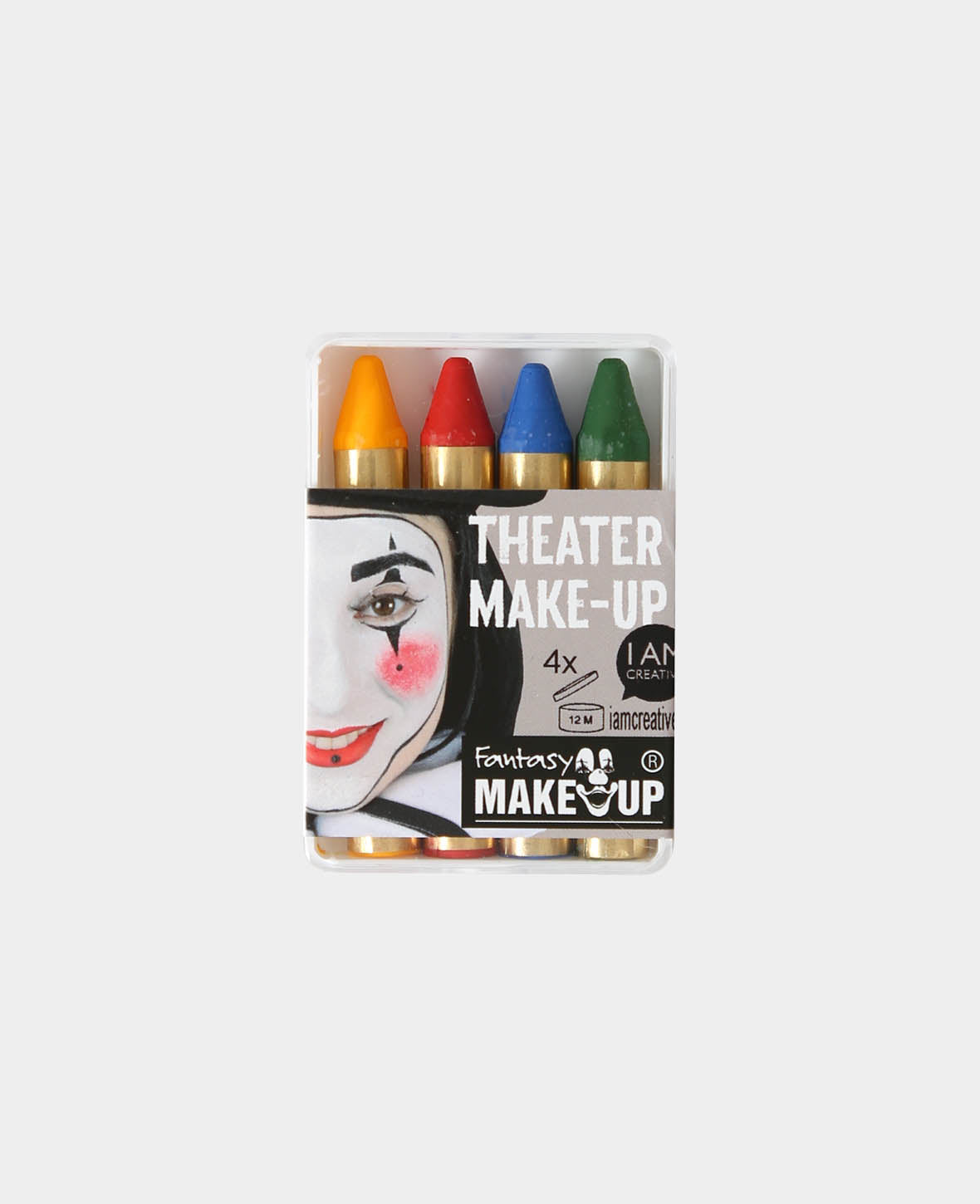 Crayons de maquillage, épais, colorés, 4 pièces.