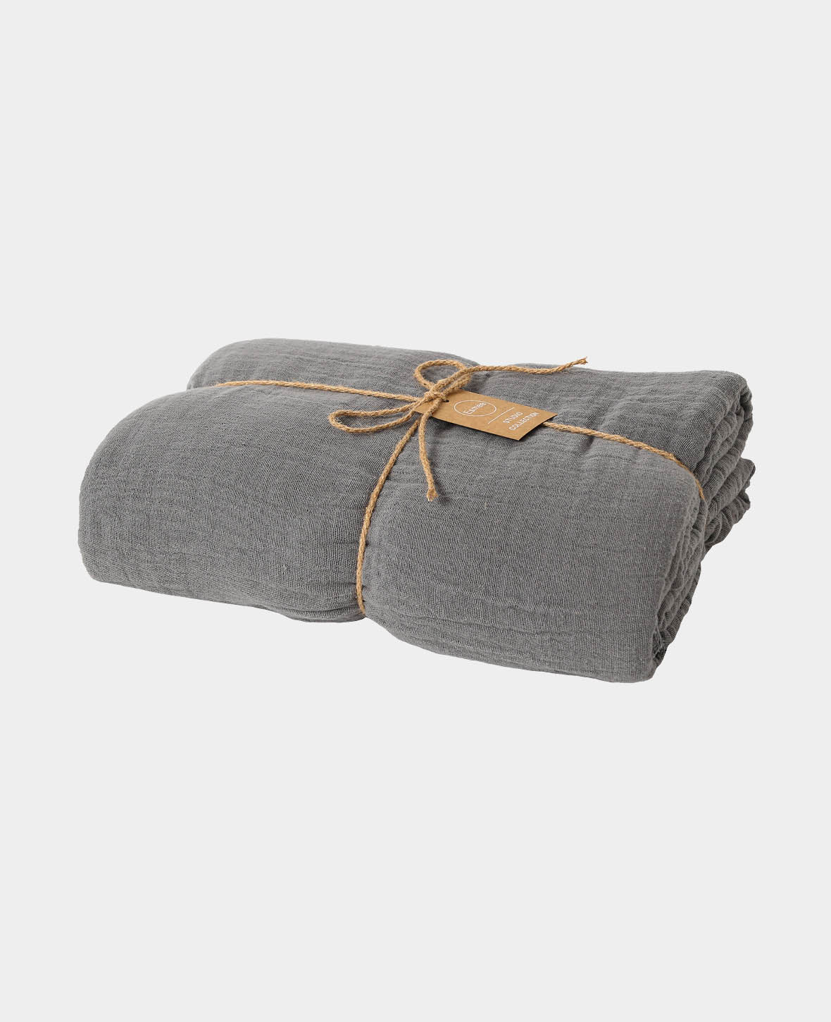 Bedspread, dark grey, 220x240cm