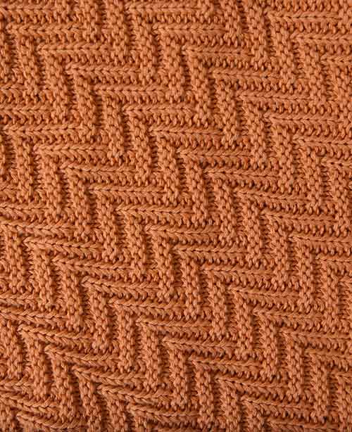 Herringbone Blanket, Blush, 130x170cm