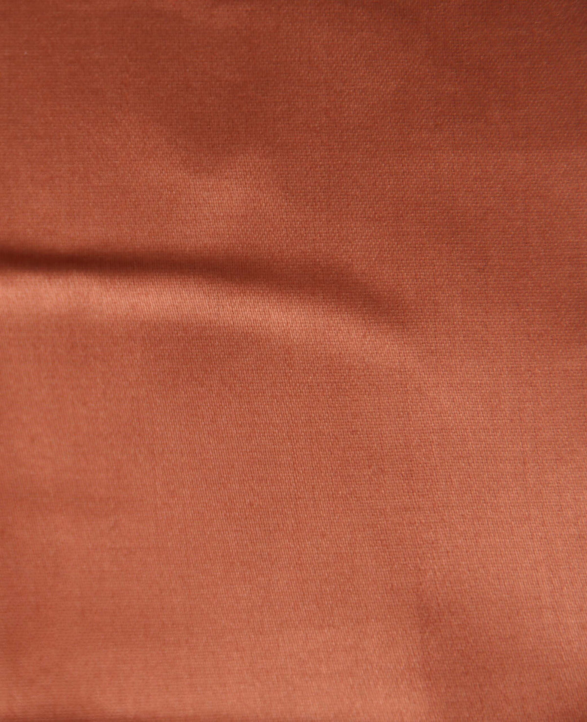 "Thia Rust" Bettbezug / Duvetbezug aus Rostrotem Bio Baumwoll-Satin, 240 x 240 cm