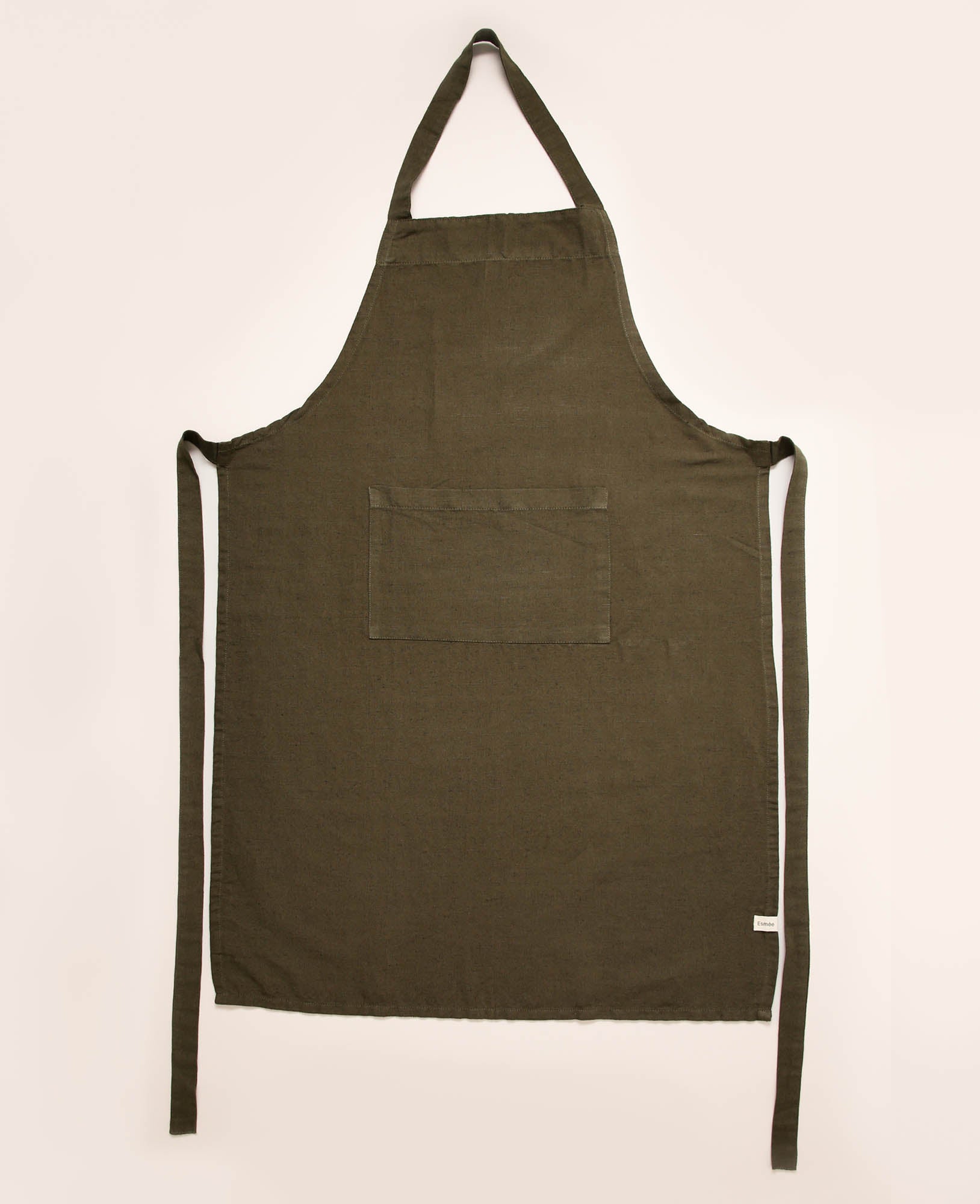 Nura Cooking Apron, dusty olive