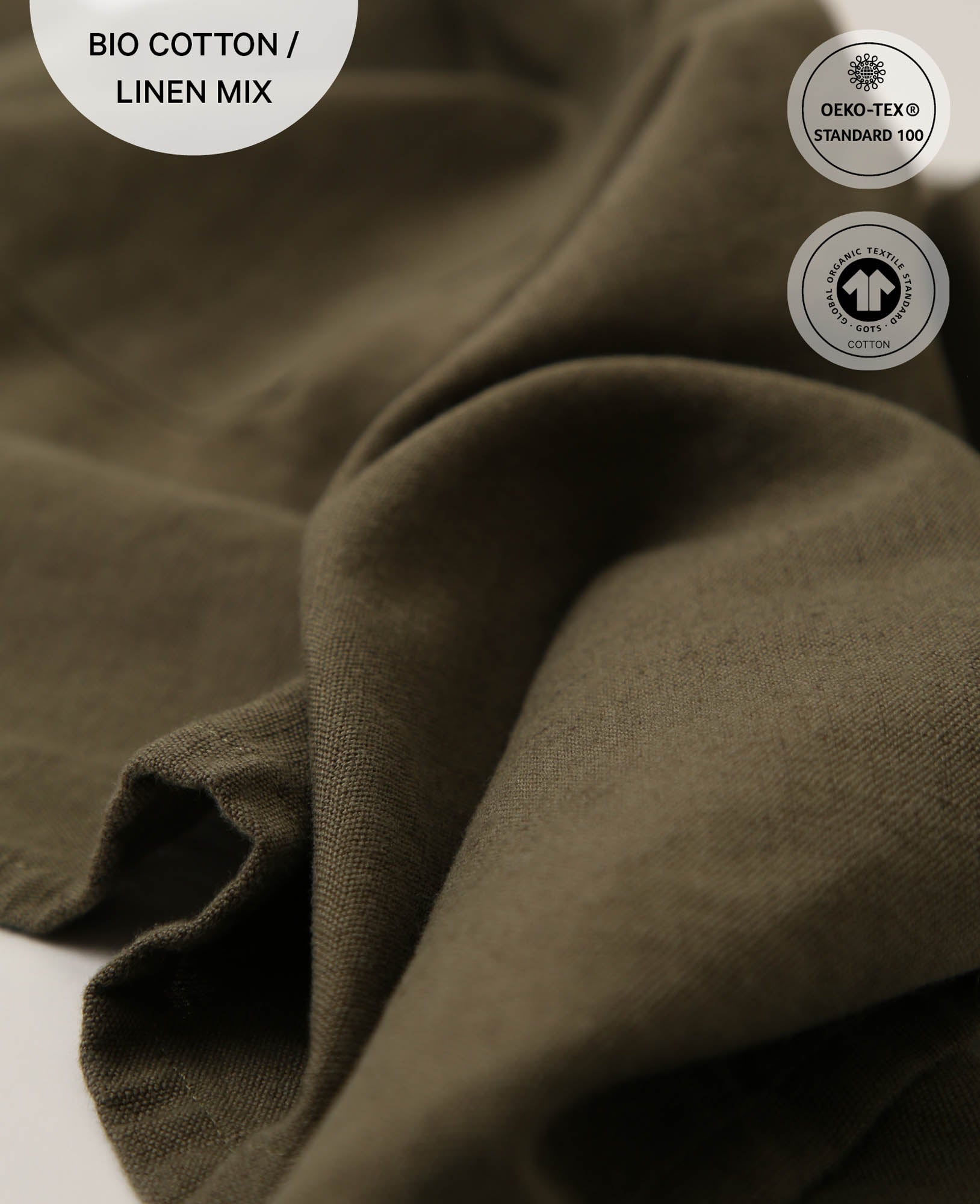 Nura Cooking Apron, dusty olive