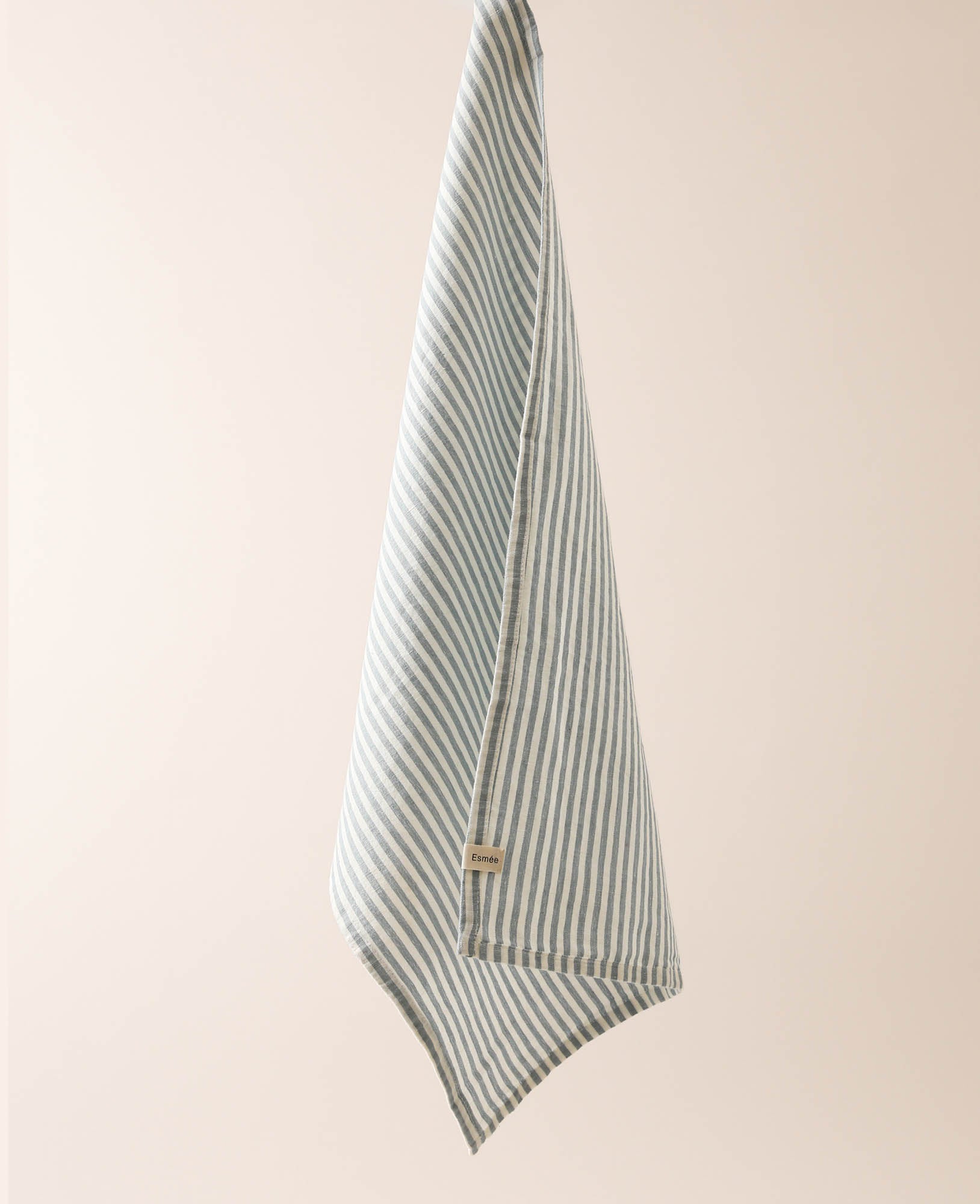 Sol kitchen towel, blue-white, 45x70