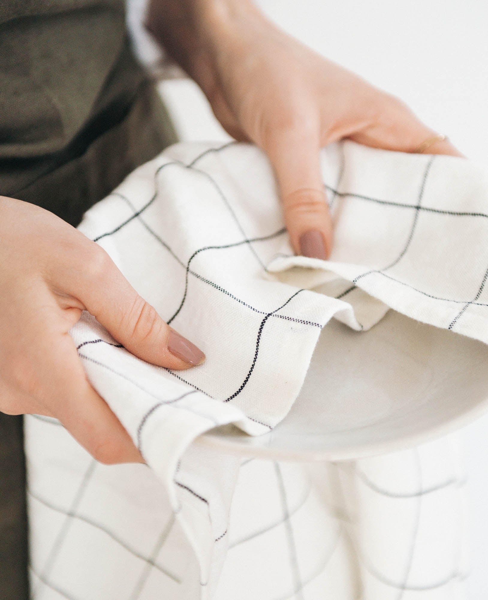 Milou Tea Towel, checkered, 45x70