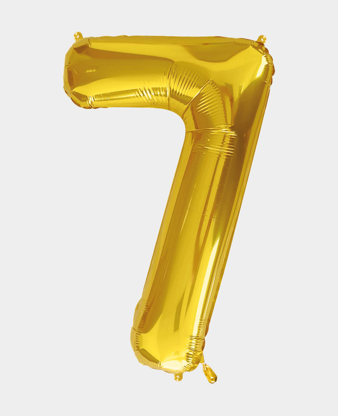 Ballon en aluminium chiffre « 7 », 85 x 50 x 15 cm, doré