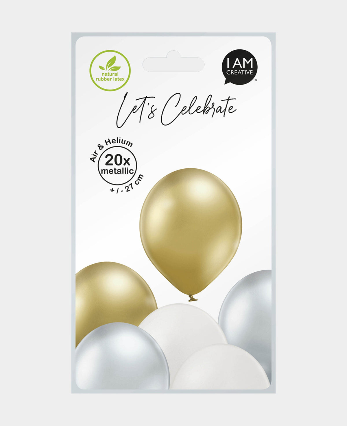 Metallic Balloons, 27 cm, 20 pcs.
