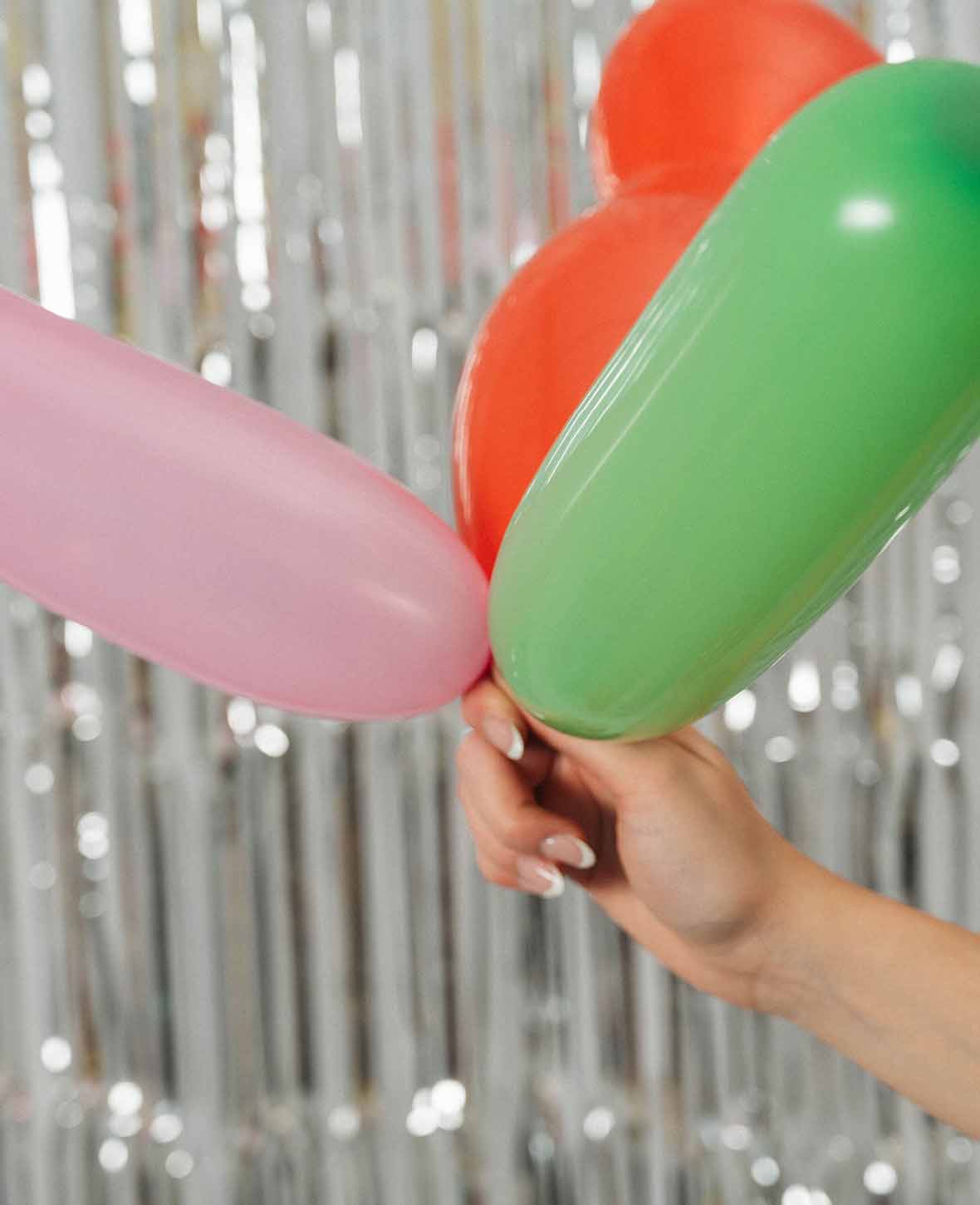 Balloons assorted shapes & colors, 20 cm, 20 pcs.