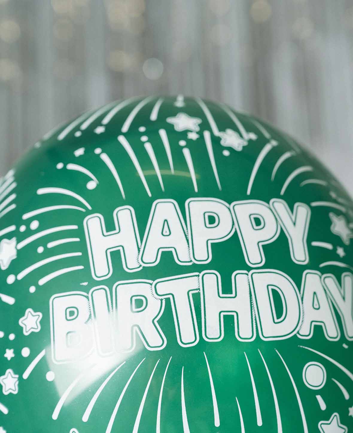 Balloons Happy Birthday, 27 cm, Colorful, 6 pcs.
