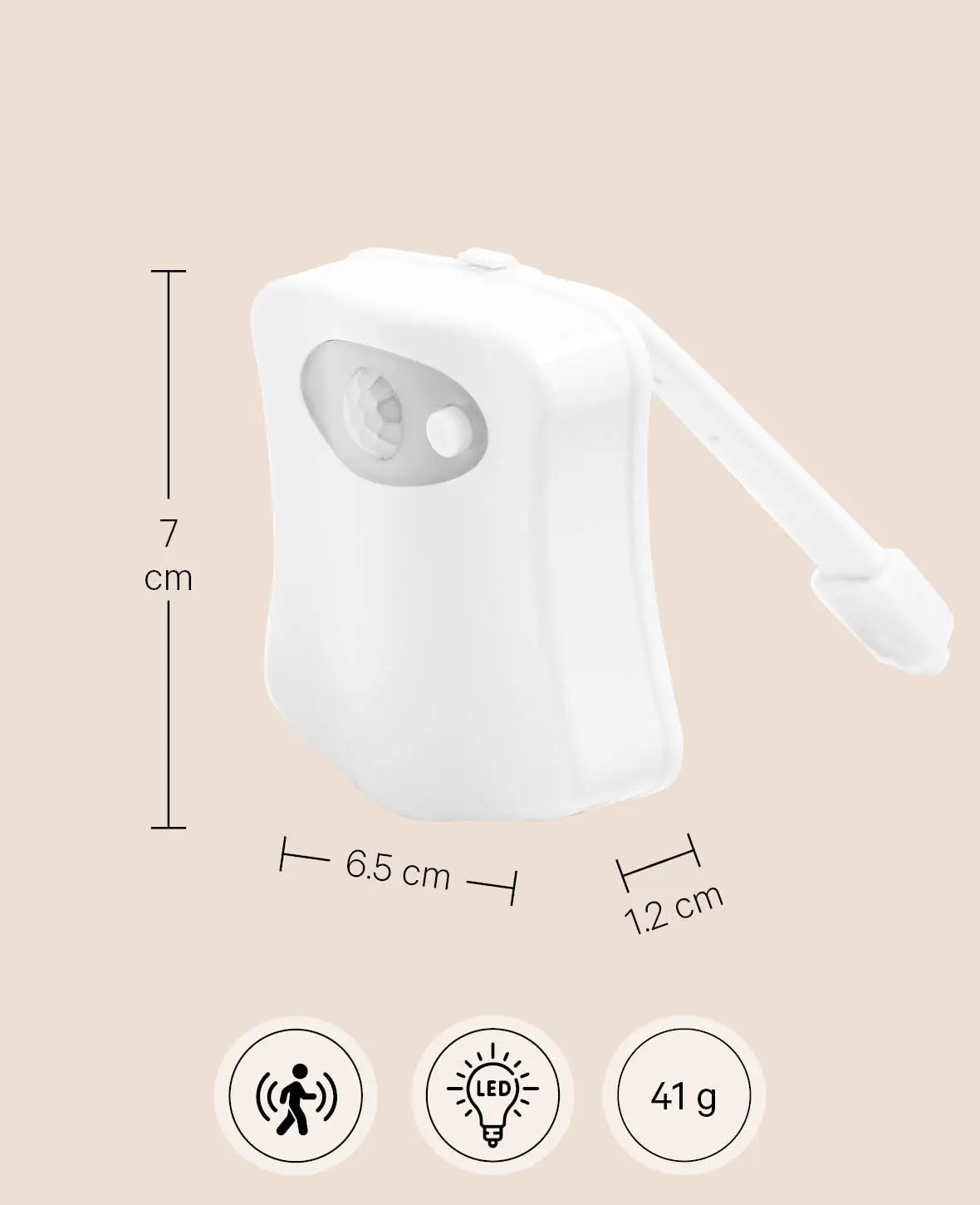 Veilleuse LED pour toilettes