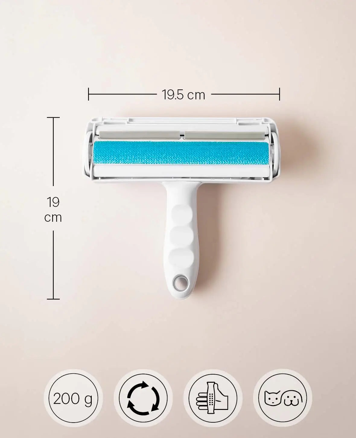 SELF-CLEANING PET HAIR REMOVER