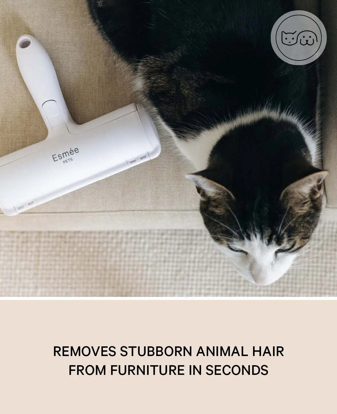 SELF-CLEANING PET HAIR REMOVER