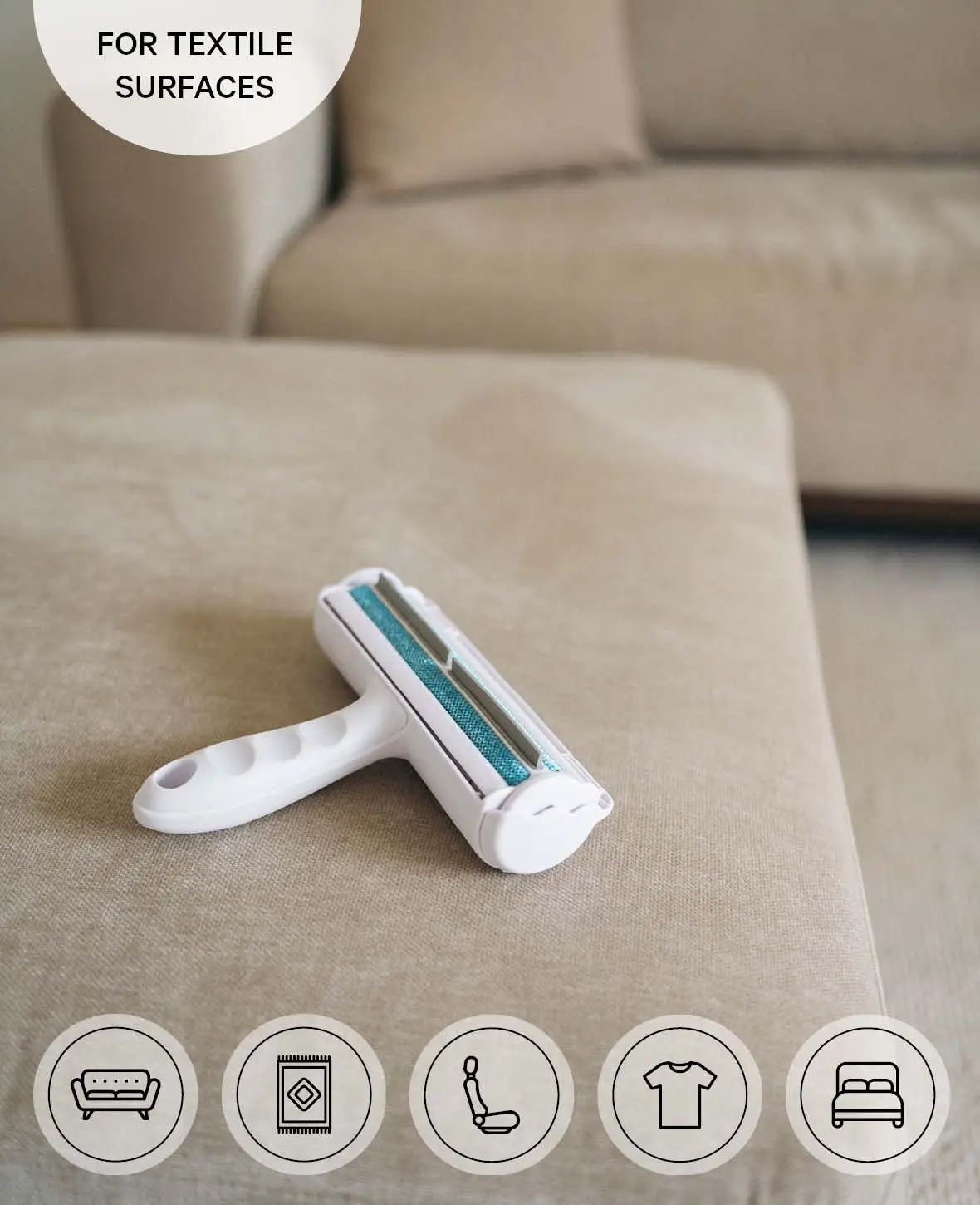 SELF-CLEANING PET HAIR REMOVER