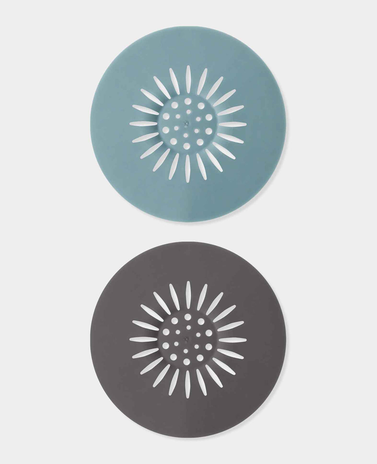 Abflusssieb, Schwarz/Blau, 2Stk.
