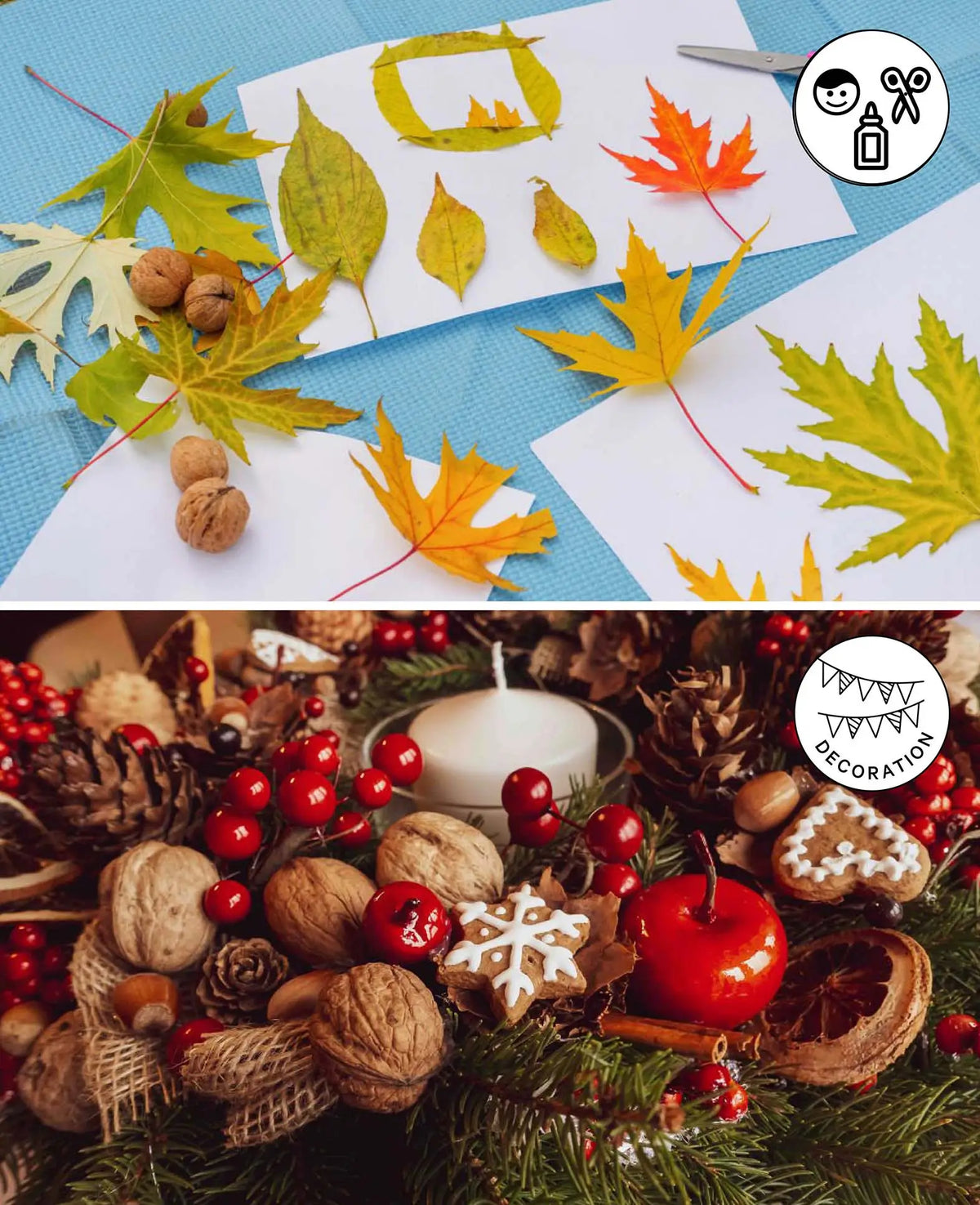 Small Dried Walnuts, Natural Brown, 49g