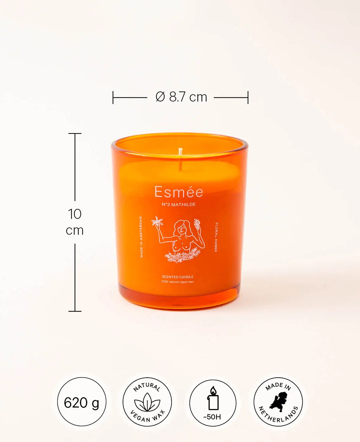 NO 3 MATHILDE DUFTKERZE, 280G