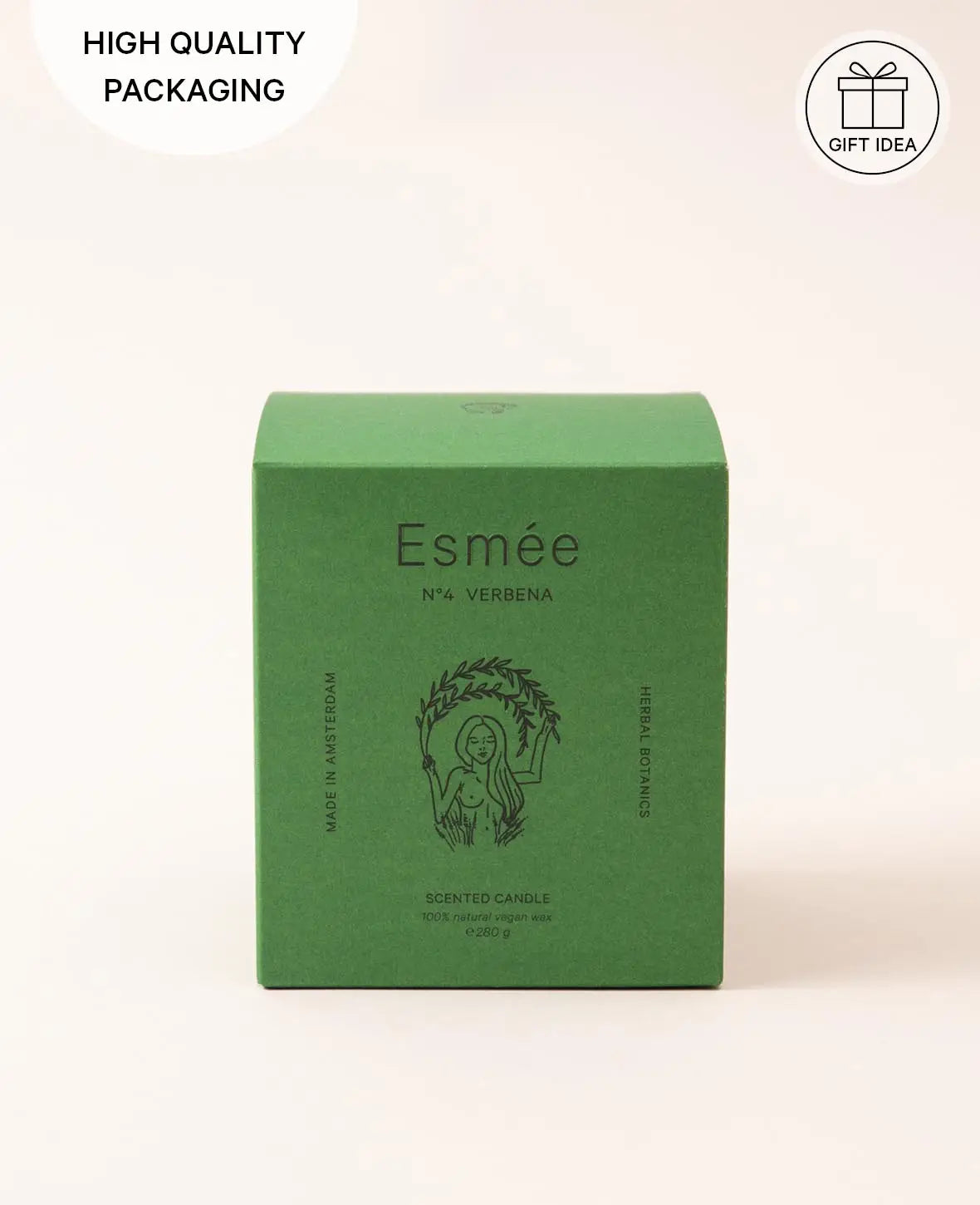 NO 4 BOUGIE PARFUMÉE VERVEINE, 280G