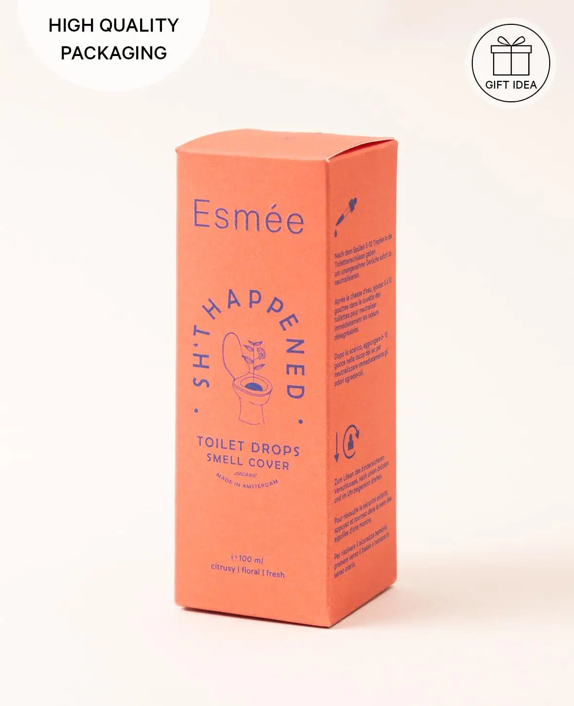 *SHIT HAPPENED GOUTTES POUR TOILETTES, 100ML