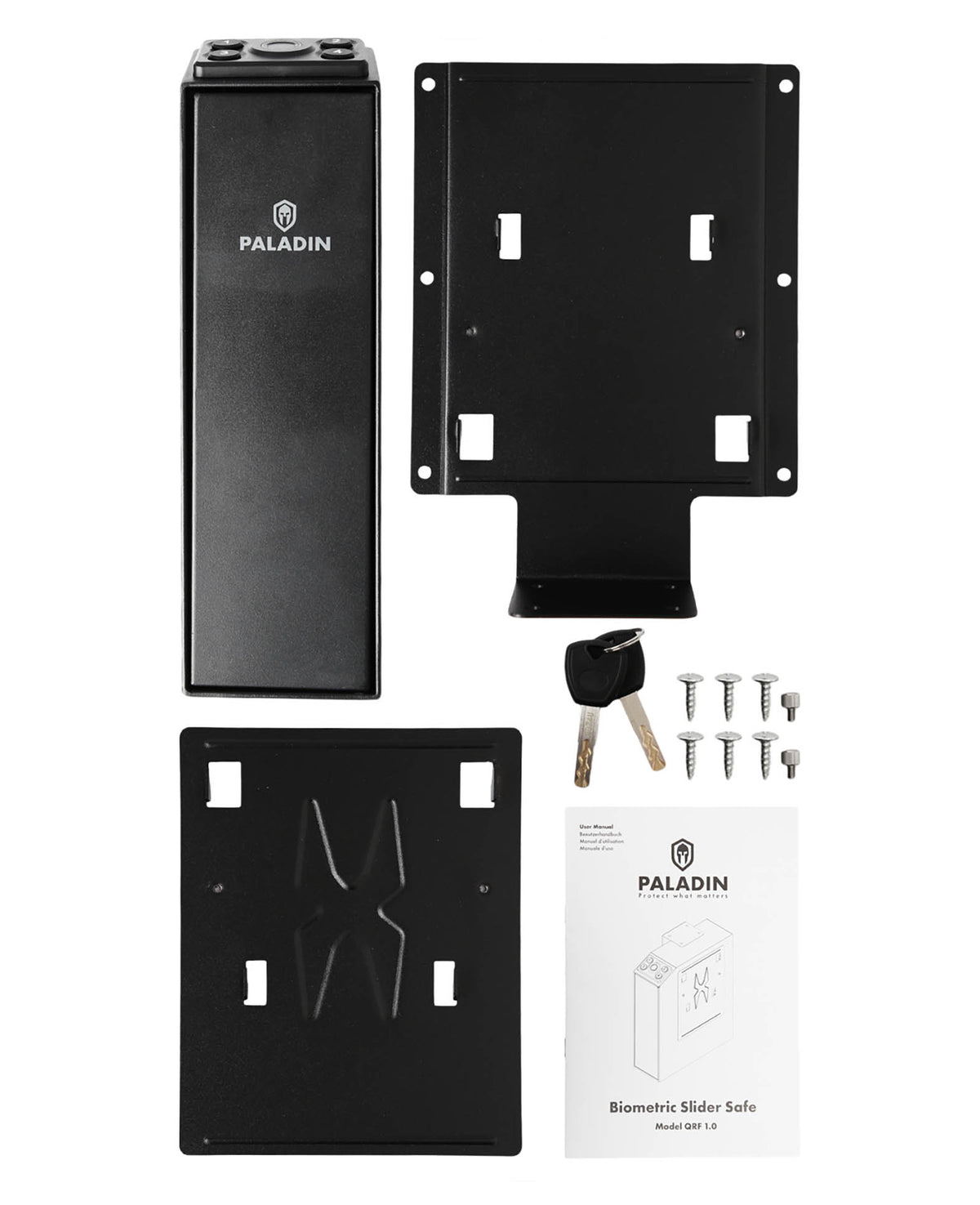 COFFRE-FORT À PISTOLET BIOMÉTRIQUE PALADIN SLIDER