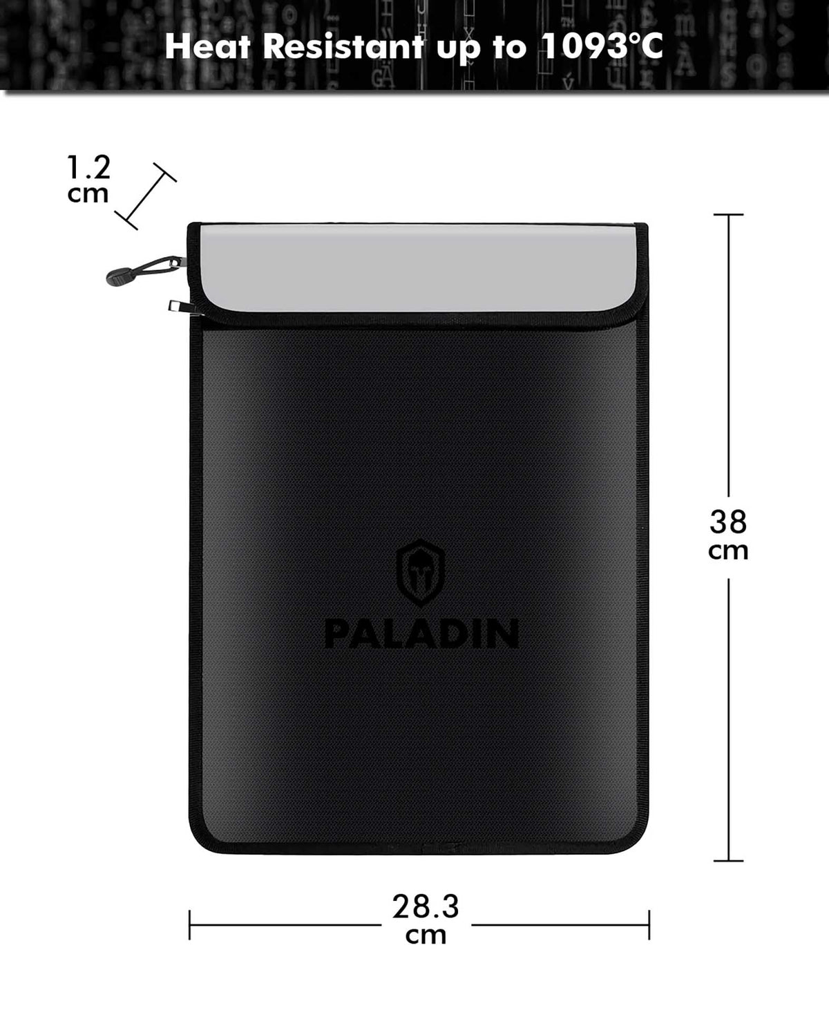 POCHETTE POUR DOCUMENTS IGNIFUGÉE PALADIN