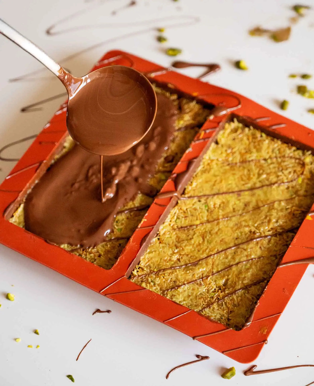 *Moule à chocolat pour chocolat de Dubaï
