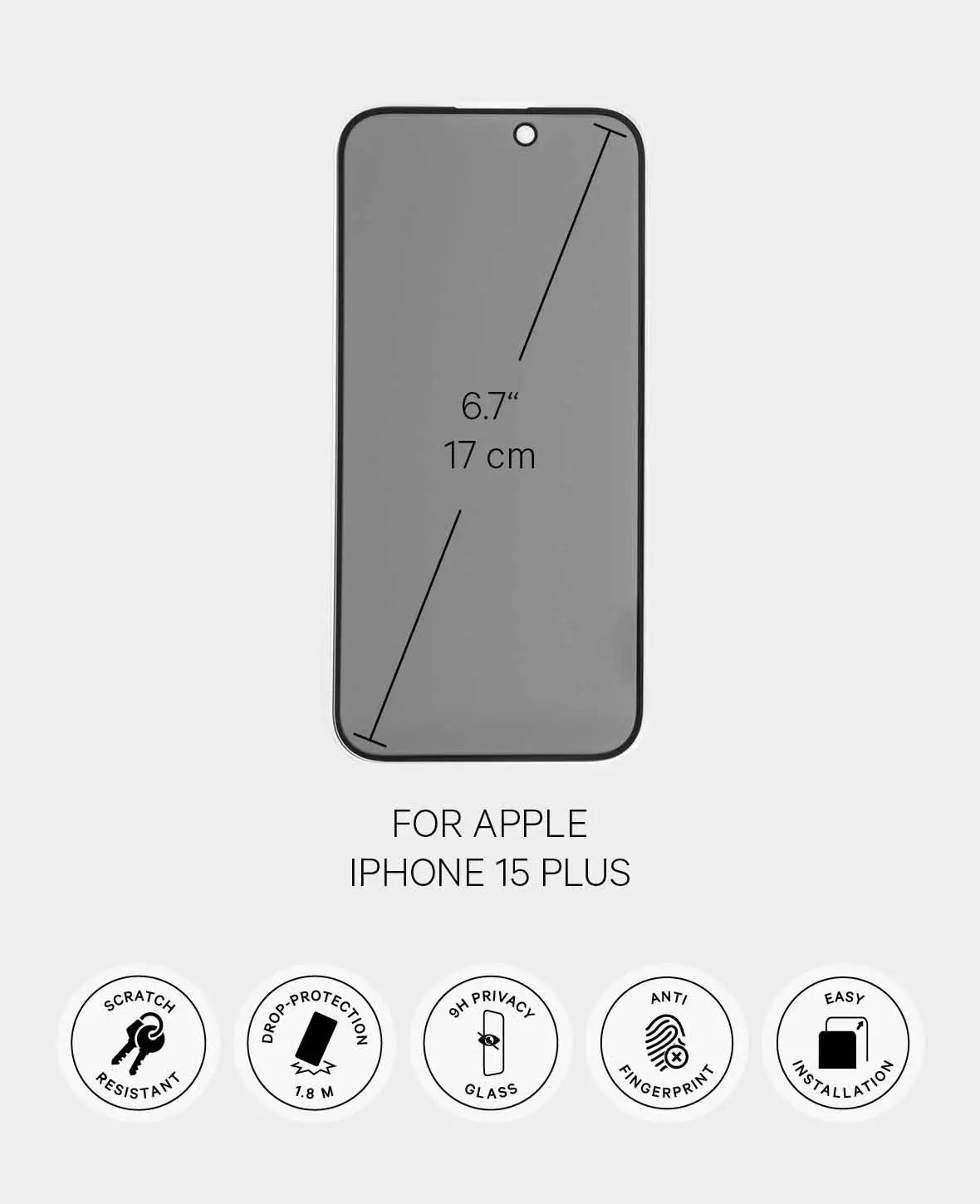 Paladin Screen Protector iPhone 15 Plus