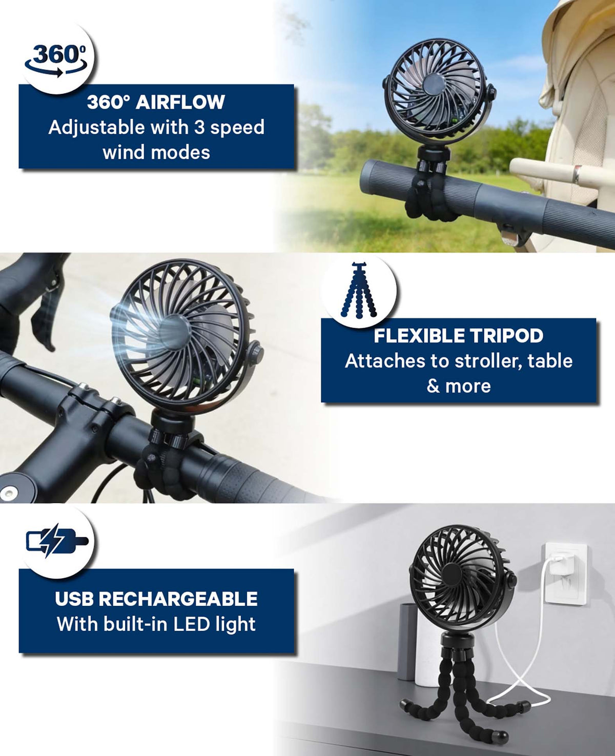 Ventilateur Octopus