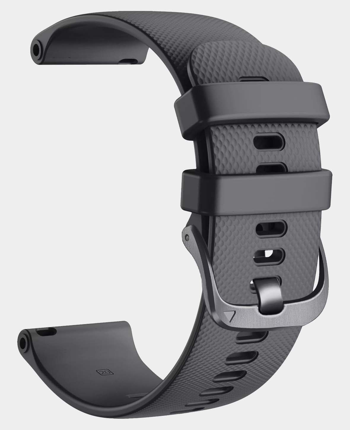 Bracelet de montre pour Garmin 20mm, noir