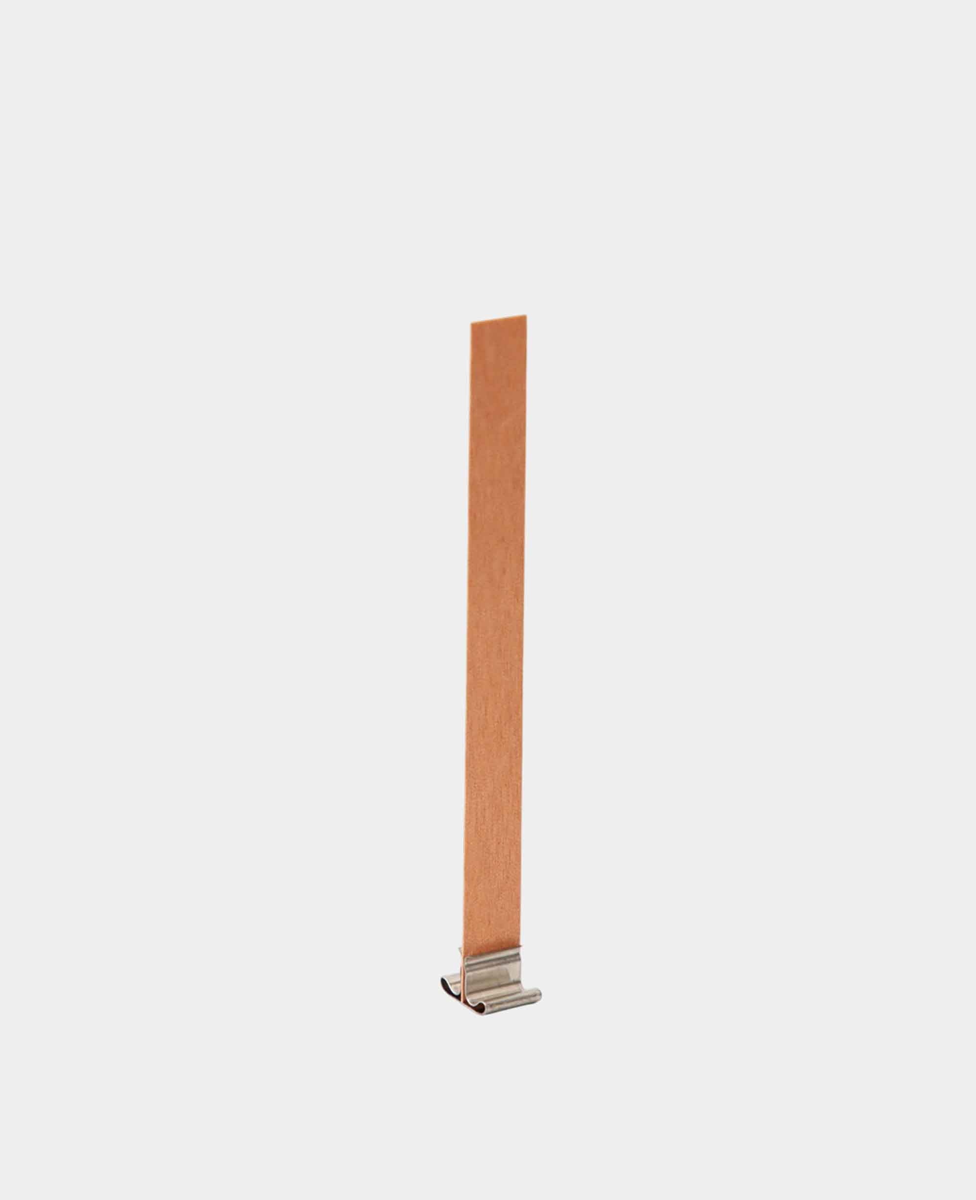 Holzdocht mit Metallhalter für Kerzengiessen, 50 Stück