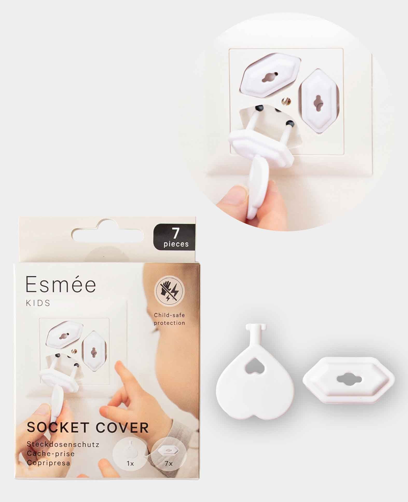 Socket cap, 7 pcs plus safety key
