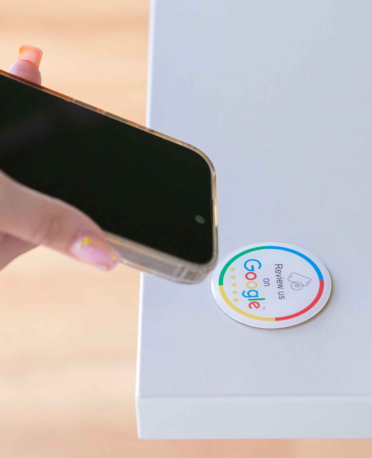 NFC Autocollant Évaluez-nous sur Google