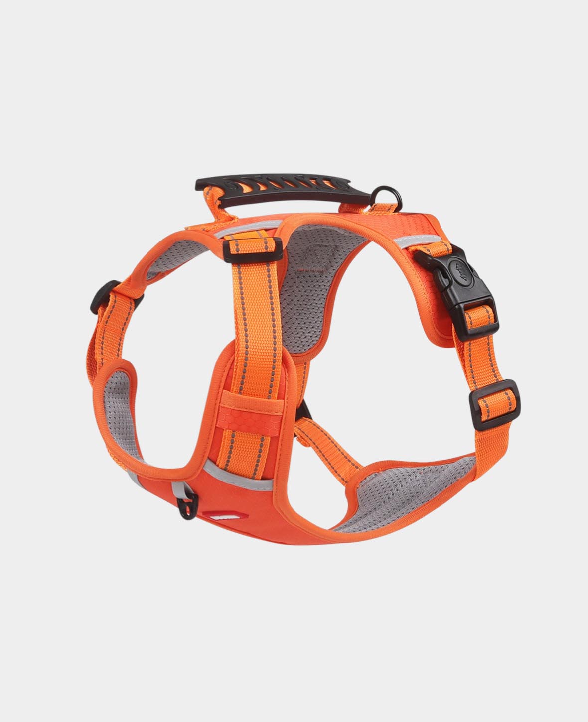 Hundegeschirr reflektierend, orange, S