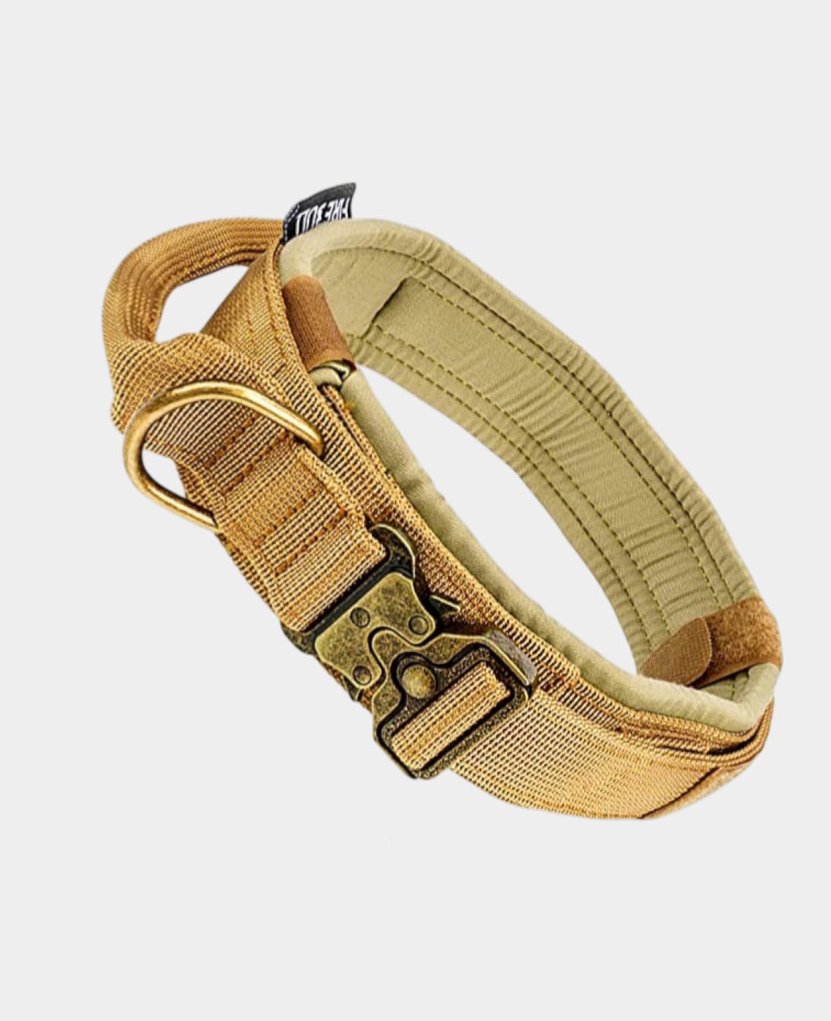 Taktisches Hundehalsband, Khaki, S