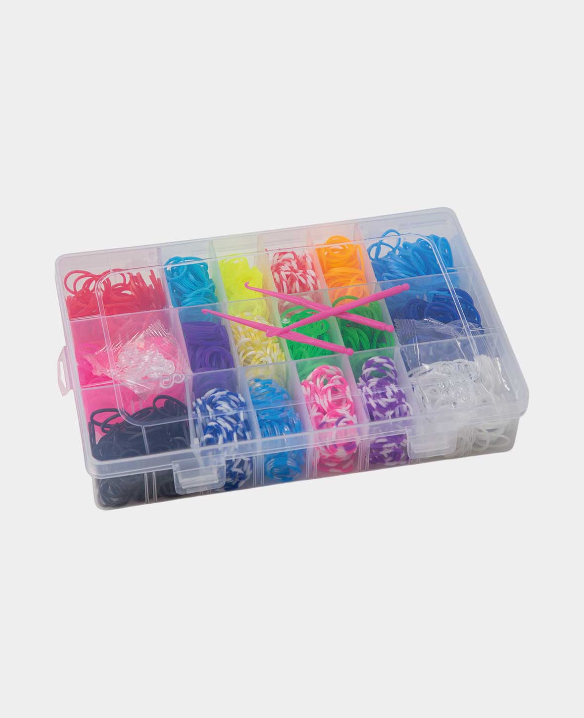 Loom Bands Set 18 Colors with Accessory Box