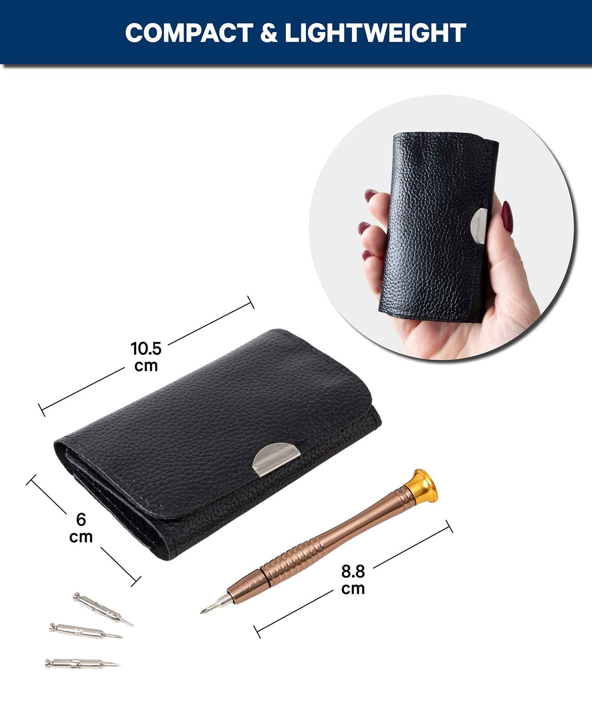 Mini-coffret de tournevis, 24 embouts