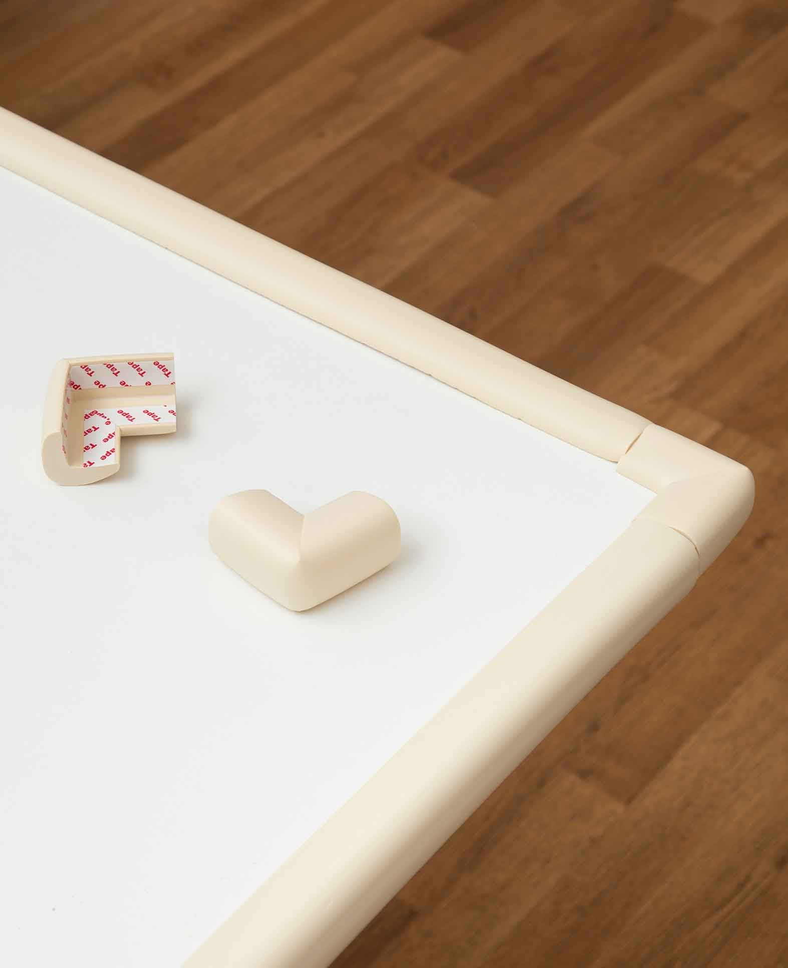Corner and Edge Protector Set, 2 m, incl. 4 Corners - Beige