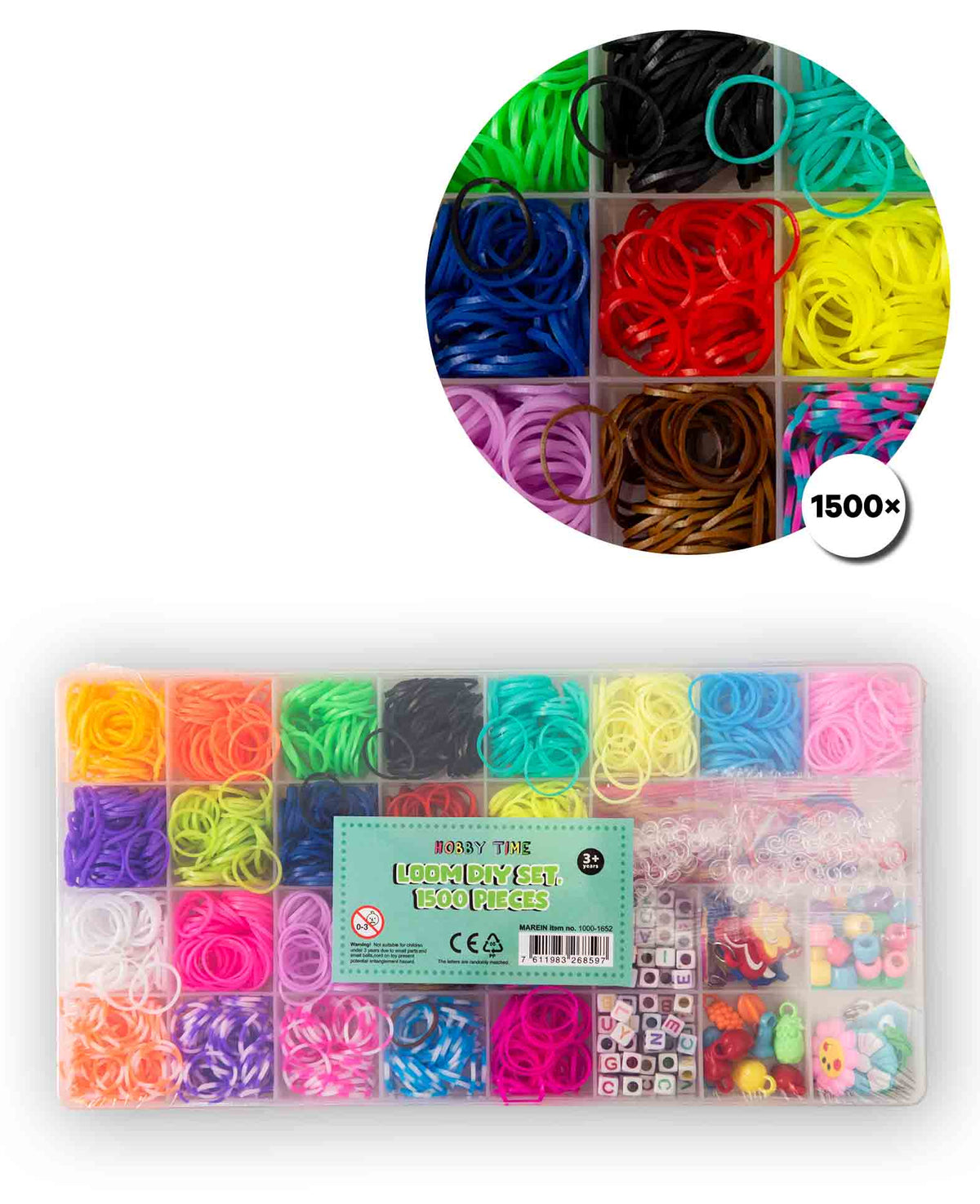 Loom DIY Set, 1500 pcs.