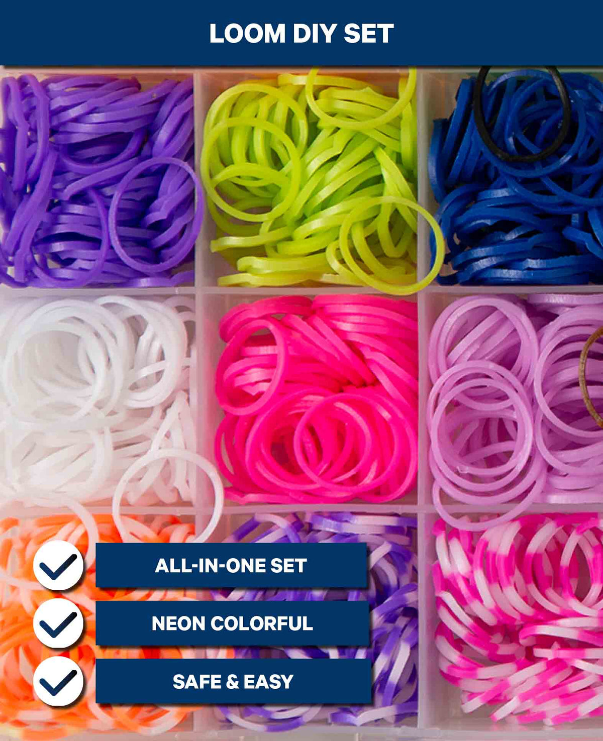 Loom DIY Set, 1500 pcs.