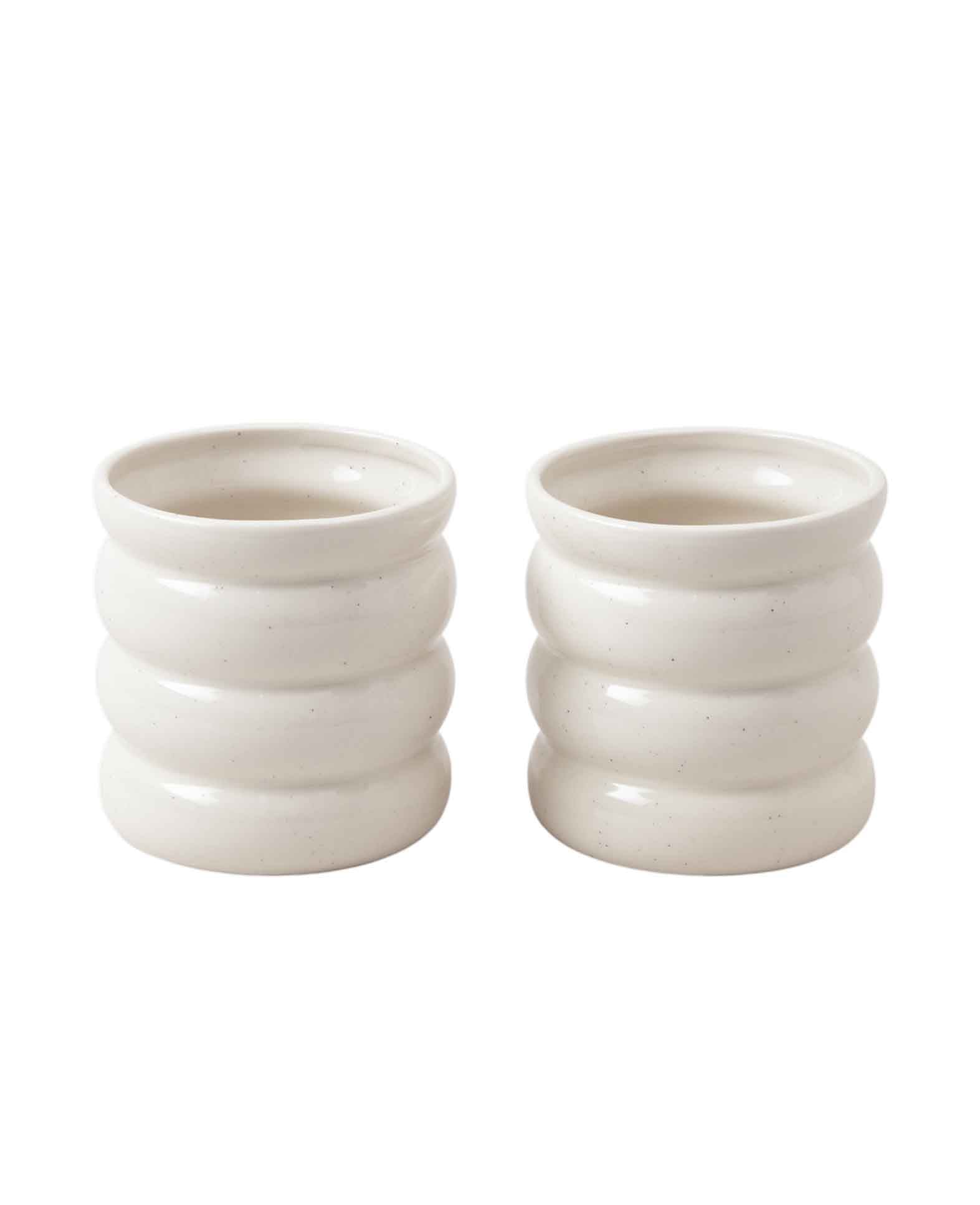 Bubble Ceramic Mug Set, 2 Pcs.