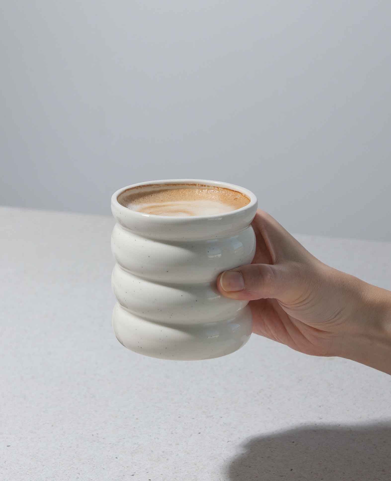 Bubble Ceramic Mug Set, 2 Pcs.