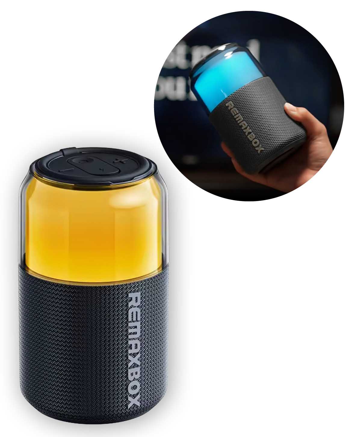 REMAX, Portable Speaker with Party Light, 86x146 mm, 5 W,
