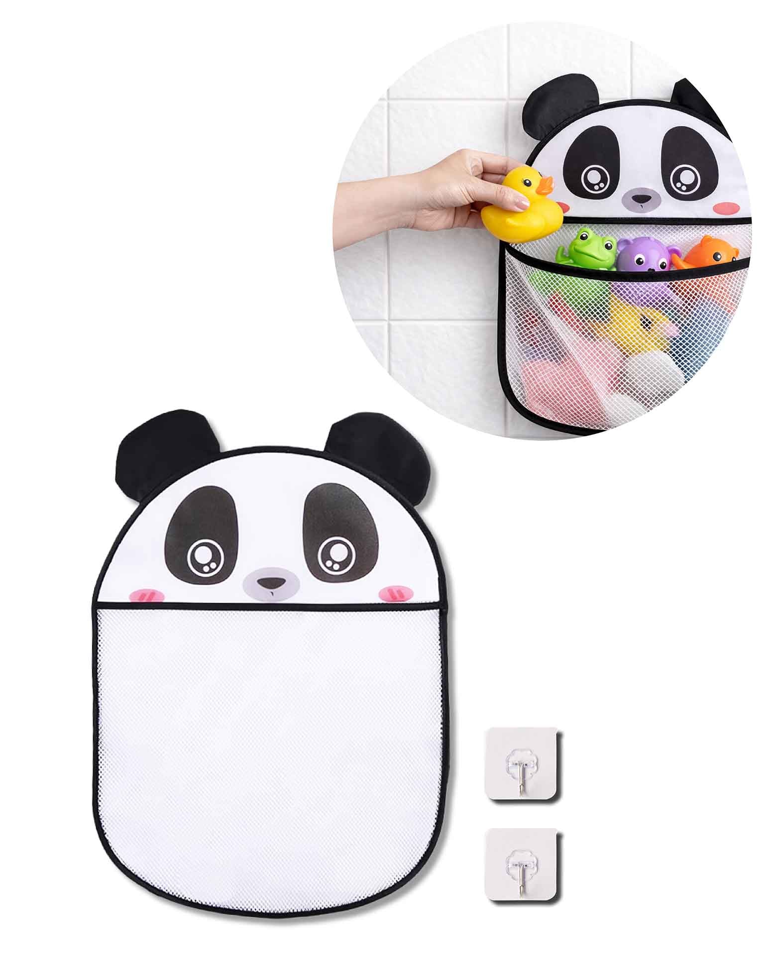 Badespielzeugnetz Panda mit Saugnäpfen, 30 x 45 cm