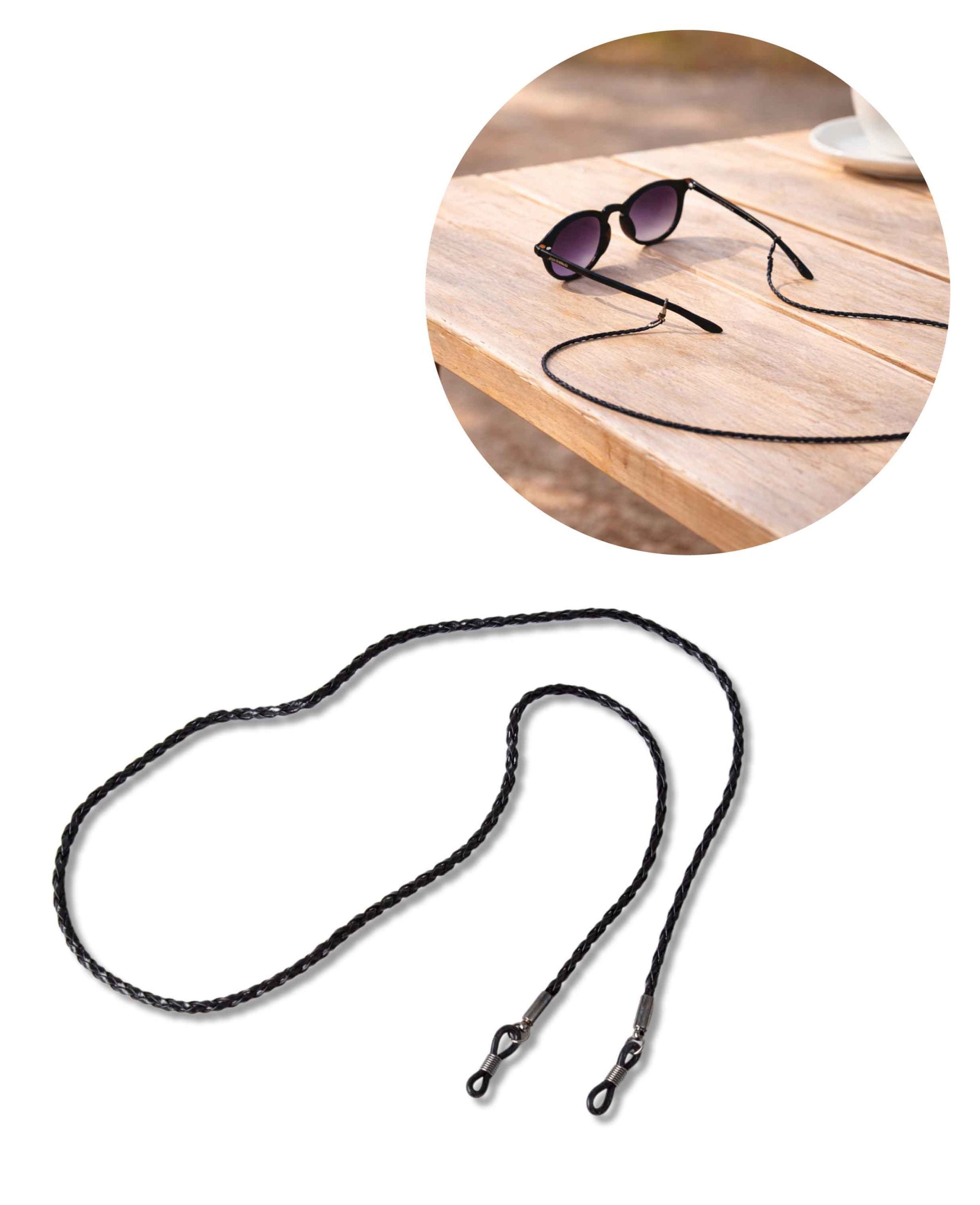 Brillenband 70 cm, schwarz