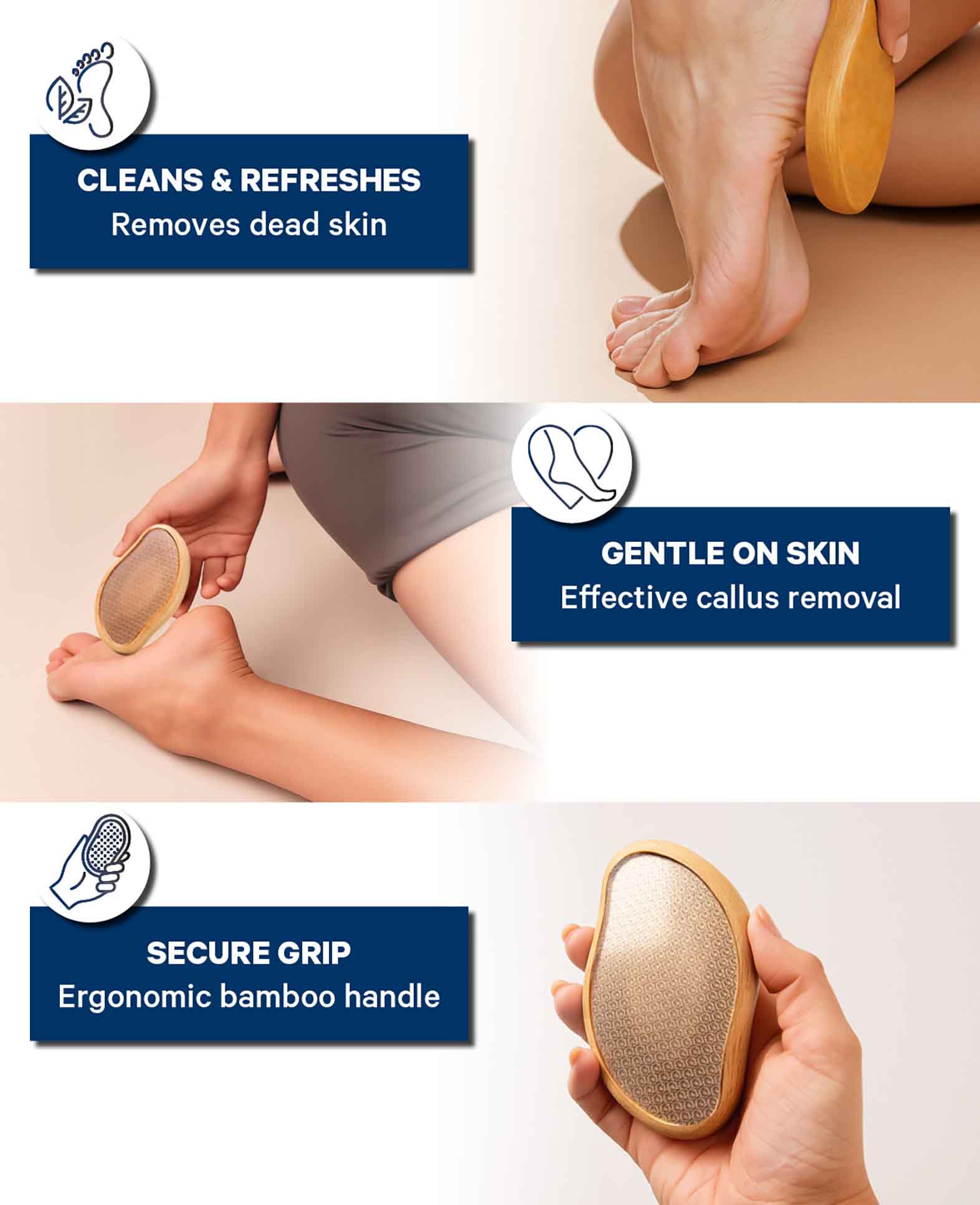 Bamboo Pumice Foot Care