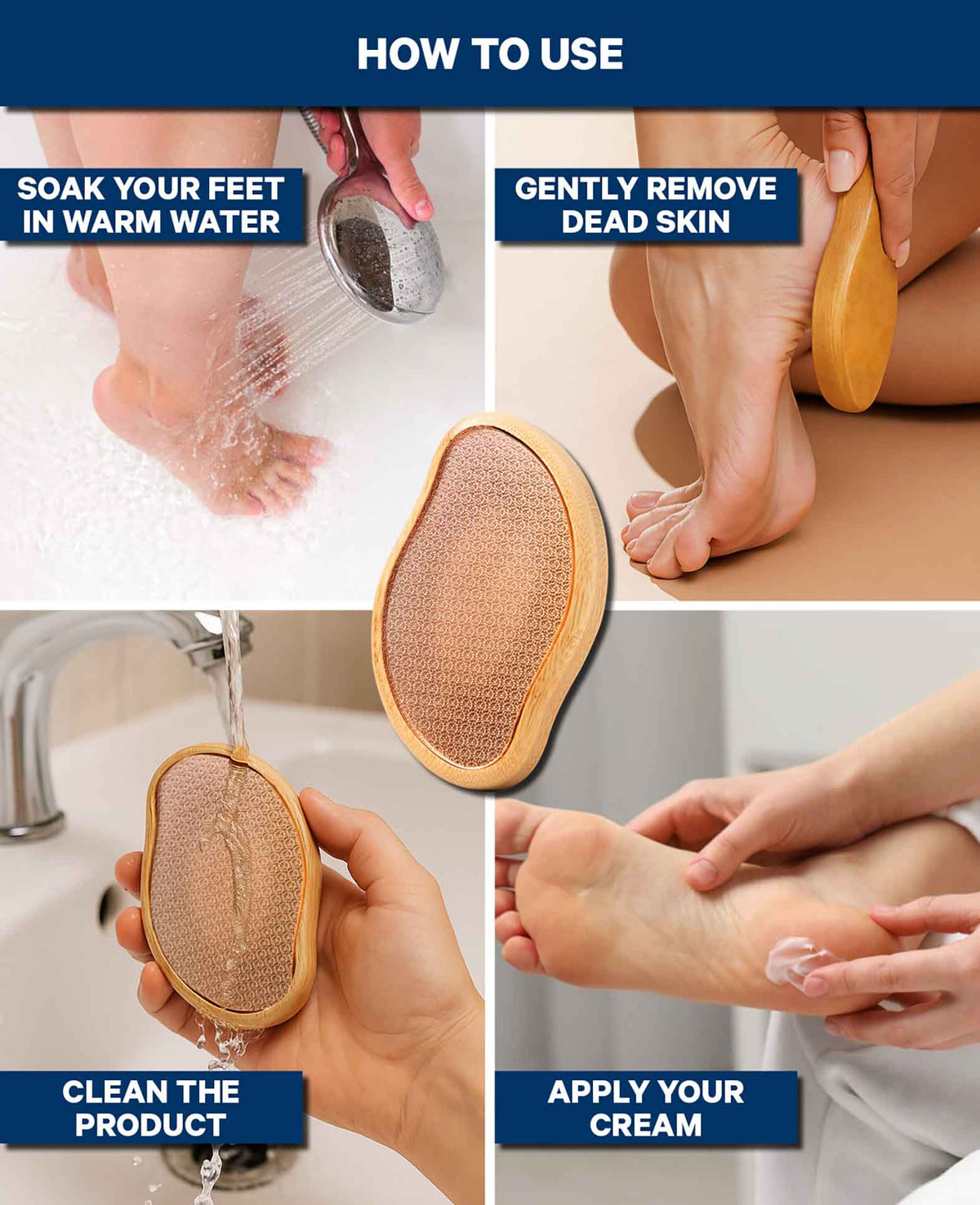 Bamboo Pumice Foot Care