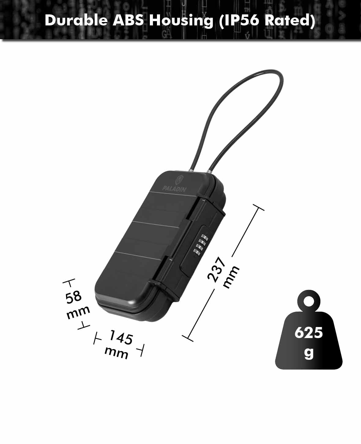 Paladin Portable Mini Safe with Combination Lock