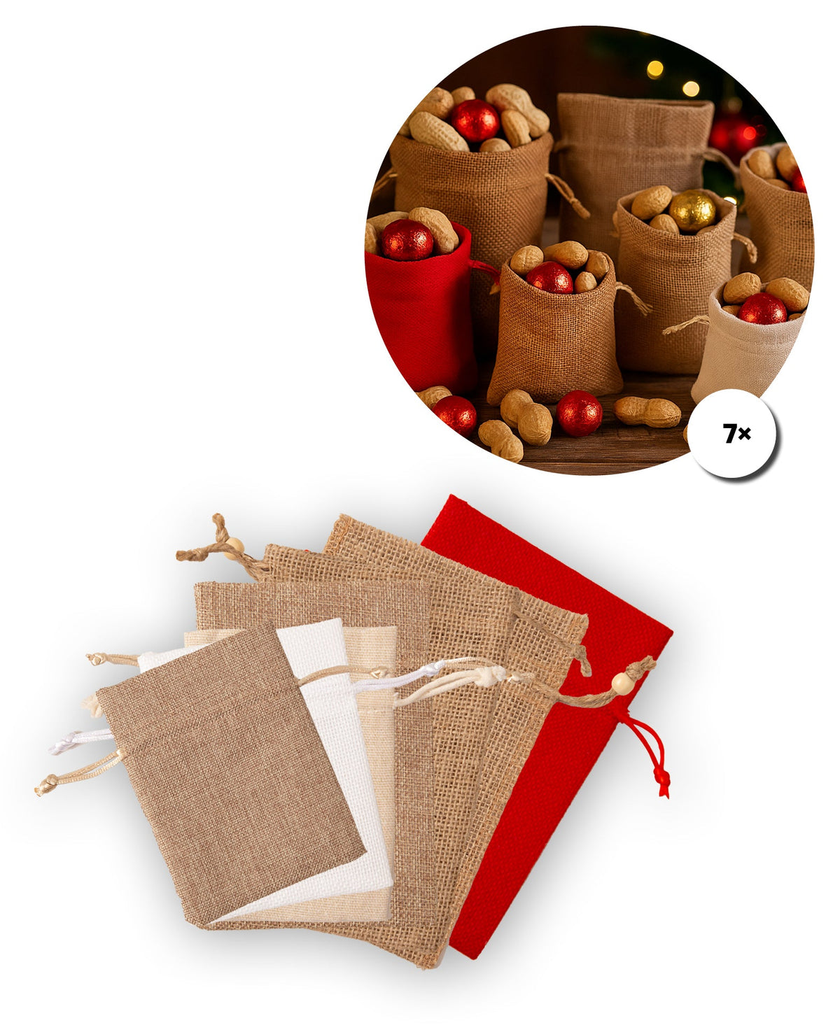 Gift Bag Set 3, 7 pcs.
