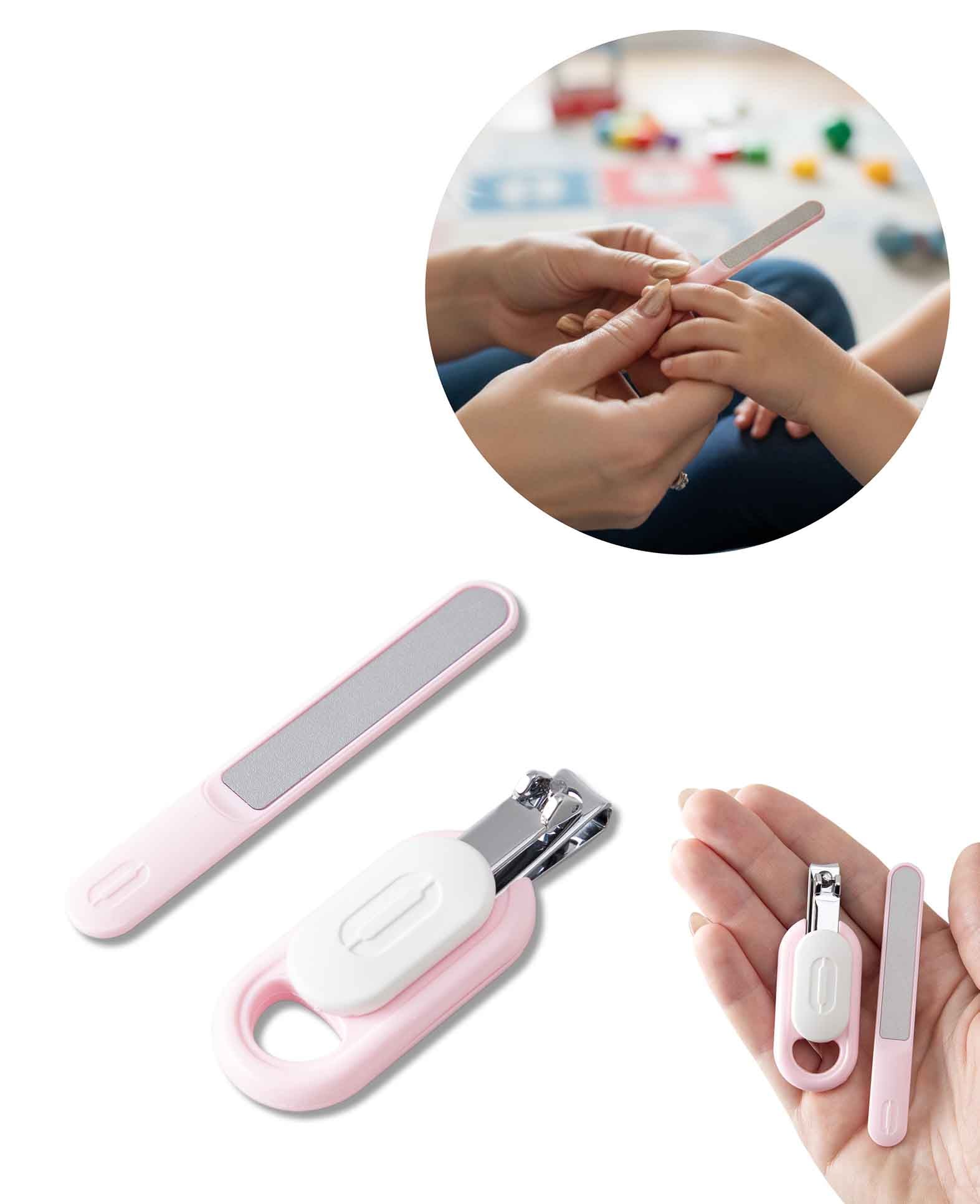 Baby nail care set pink 2-piece