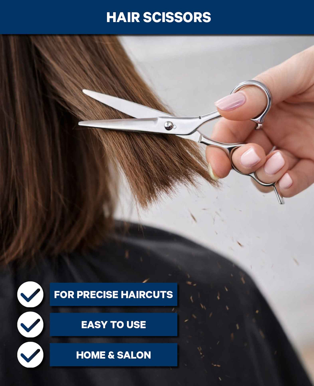 Hair Scissors Silver